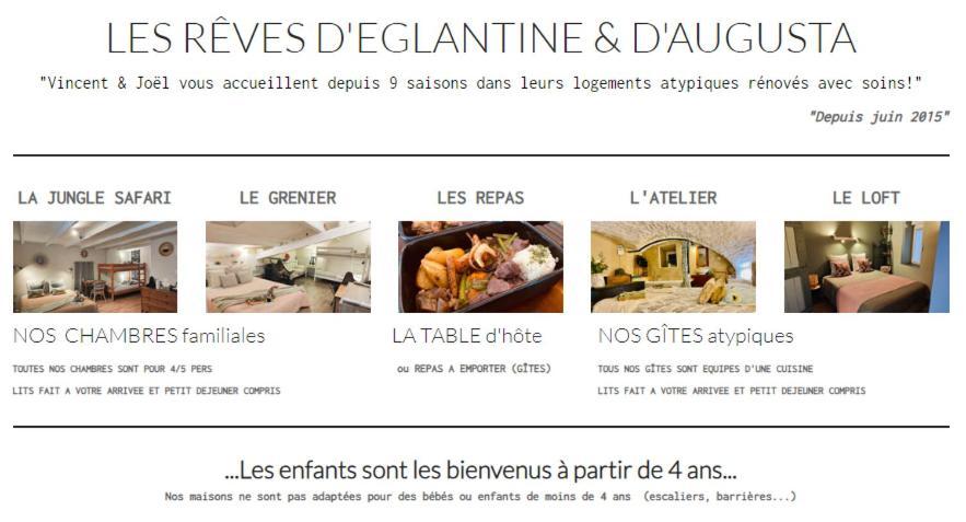 Les Reves D'Eglantine Et D'Augusta Chambres Et Gites Saint-Cyr  Exterior foto